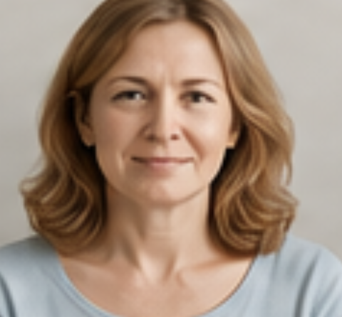 Woman facing the camera