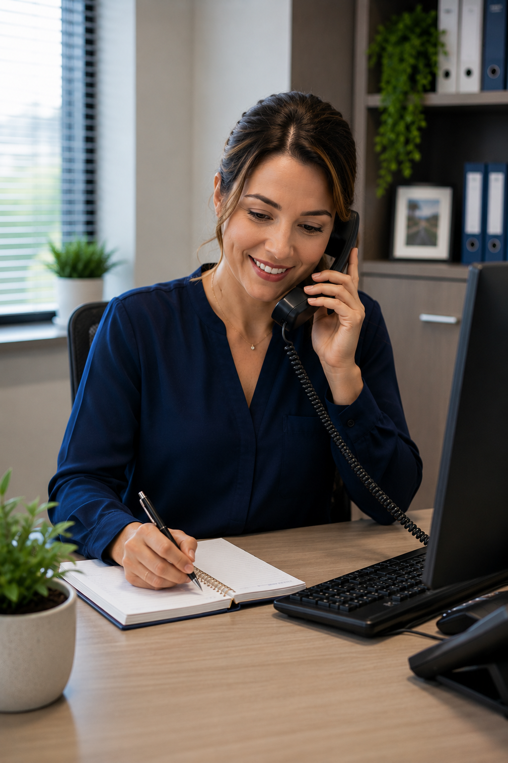 Woman on the phone